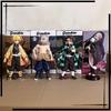 24cm  Tanjiro Kamado Zenitsu Agatsuma Nezuko Kamado Inosuke Hashibira Action Figure Model Gift Toys