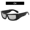 New Y2K Large Frame Square Sunglasses Women Brand Designer Fashion Sun Glasses Men's  Sports Cycling Eyewear UV400