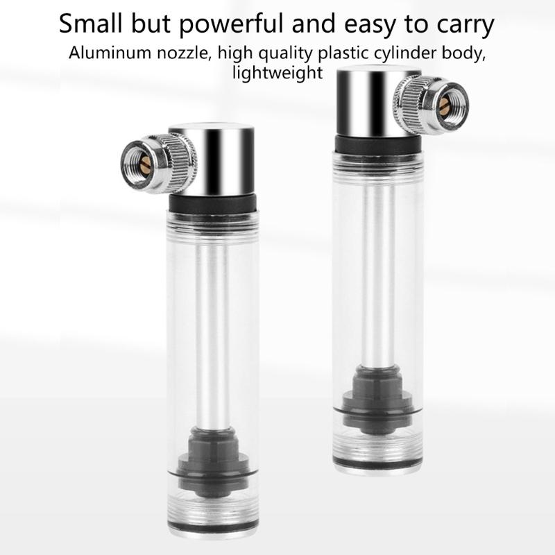Mini Bike Pump Fit Presta & Schrader 120PSI Includes Mount Kits Lightweight Bicycles Tire Pump for Road Mountain Bikes