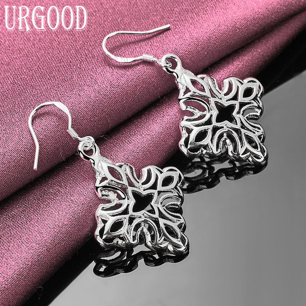 925 Sterling Silver Fashion Earrings Wedding Jewelry