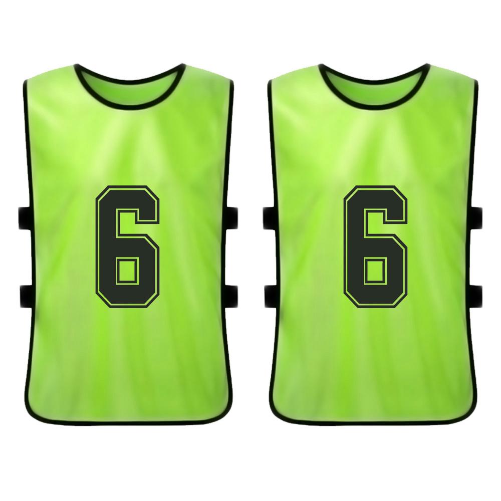 12 PCS Adults Soccer Pinnies Quick Drying Football Team Jerseys Sports Scrimmage Soccer Team