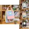 Cute Korean Style Mini Girls Backpack With Transparent Layer And Letter Print For School And Travel