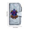 Gothic Skull Printed Long Wallet for Men Women Cool Fashion Multi Slot Portable Purse Forever Casual Card Holder