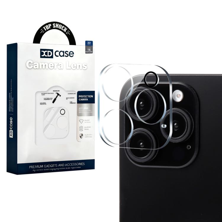 XDcase Transparent Integrated Tempered Glass Camera Film For iPhone 16 Pro / 16 Pro Max
