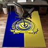 Nassr Football Club Crest Printed Office Carpet Chair Cushion  Entryway Rug, Rugs for Living Room, Bedroom Christmas gifts