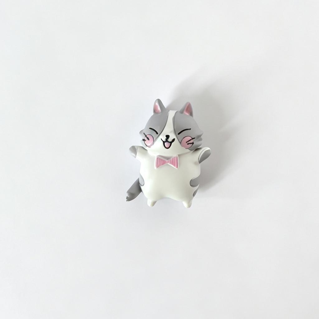 Magnete da Frigorifero Gatto in Resina con Design Cartone Animato 3D per Decorazione Casa e Regalo