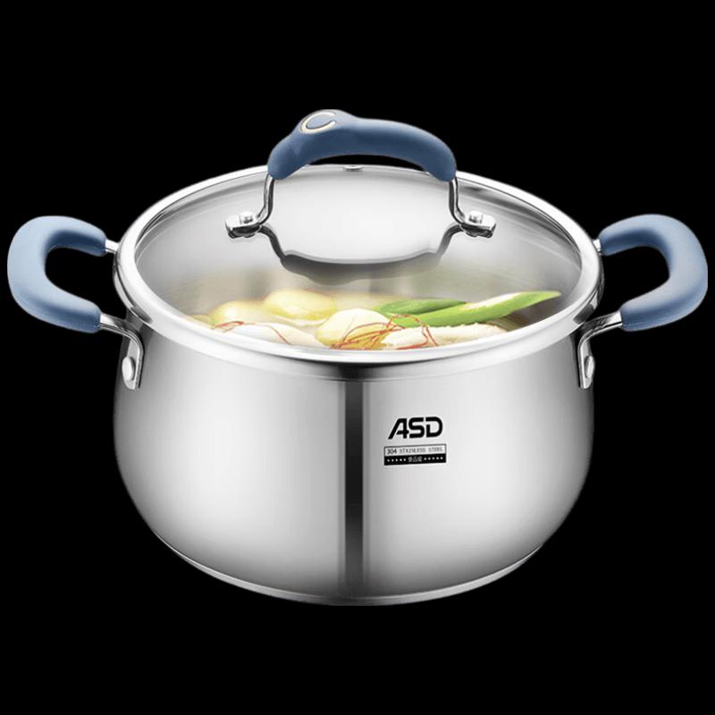 Aishida 304 Stainless Steel 22cm Multi-Purpose Pot