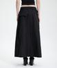 Teulimingbeodeu Belted Cargo Skirt [ Black ]