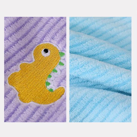 Soft Microfiber Children's Towel with Exquisite Lanyard Absorbent Non-Linting Quick-drying Bath Towel