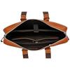 Leather Laptop Briefcase Bag for Men, Vintage Durable Zipper Multi Pocket Office Business Work Travel Carry Messenger Shoulder Crossbody Bag