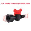 16mm Shut-off Valve Connectors Garden Greenhouse Farmland Drip Irrigation Aquarium Fish Tank Drainage Pipe Ball Valve 5/10Pcs