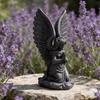 3D Printed Angel Figurine Exquisite Angel Ornament Bookshelf Decor Winged Sculpture  Home