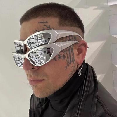 New Rectangular Sunglasses for Women Men Vintage Nightclub Hip Hop Punk Sun Glasses UV400 Trend Female Unisex Y2K Glasses