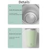 304 Stainless Steel Electric Mixing Cup Magnetic Stirring Coffee Cup Automatic Mixing Mugs  Work