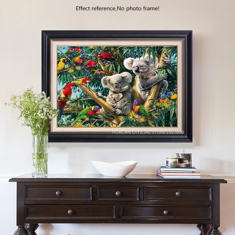 5D DIY Vollrunde Strass Tier Niedlicher Koala Mosaik Diamantstickerei