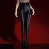 80D Spring Autumn Glossy Satin Leggings Oil Shiny Hip Lift Shaping Pantyhose Seamless Close / Open Crotch Skinny Leg Tights