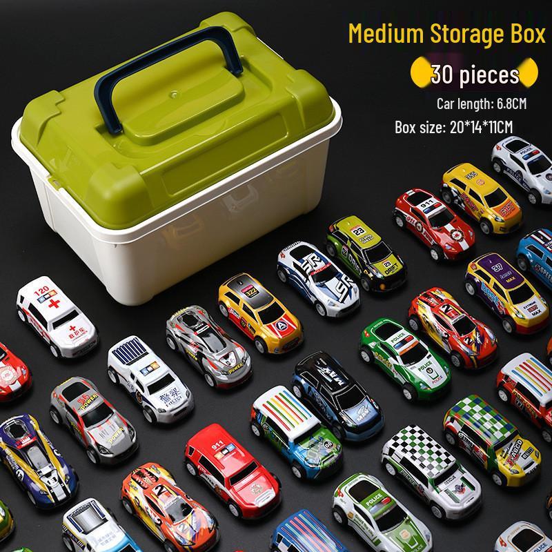 Children's Alloy Pull-Back Mini Racing Car Toy for Boys Ages 2-6