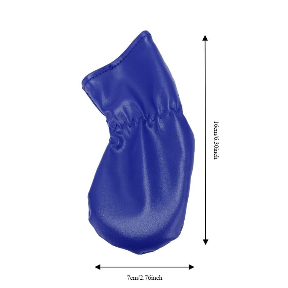 8pcs PU Material Golf Club Covers Lightweight Design Head Cover Set Protective Case  Iron Wedges