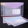 Transparent 11-Hole Loose-Leaf File Bag with Velcro Fastener for Students