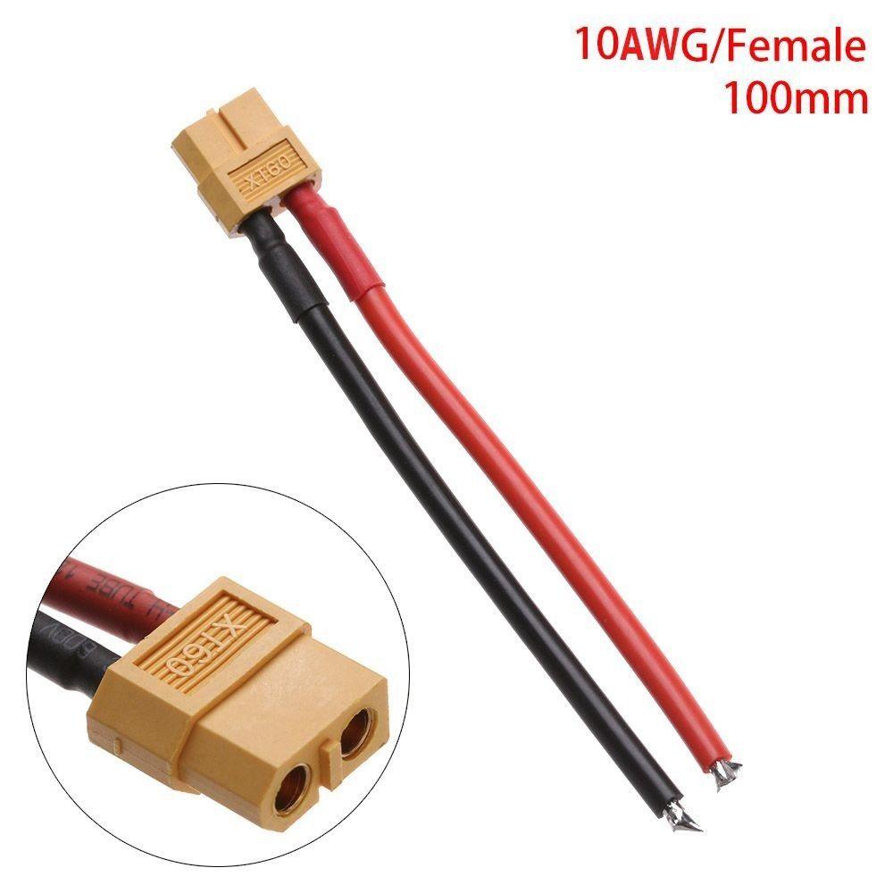 

2 Styles XT90 Connector Female / male with 10AWG Wire New 100MM XT90 Connector Tool Parts 10AWG female