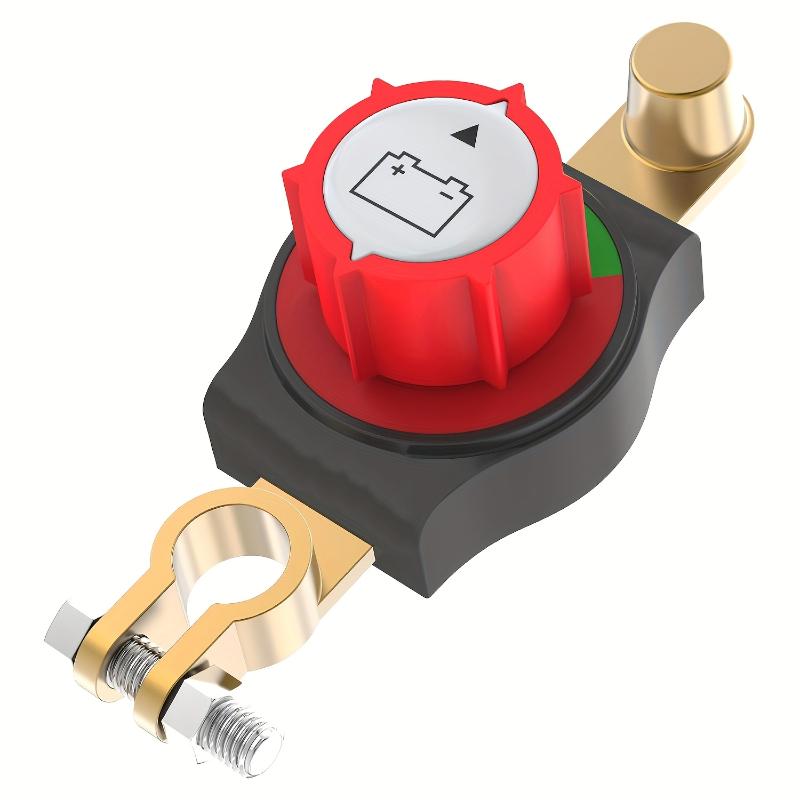 Top Post Battery Disconnect Switch Battery Disconnect Switch 3rd Gen Battery Kill Switch for Truck Boat RV Heavy Duty 12V-48V