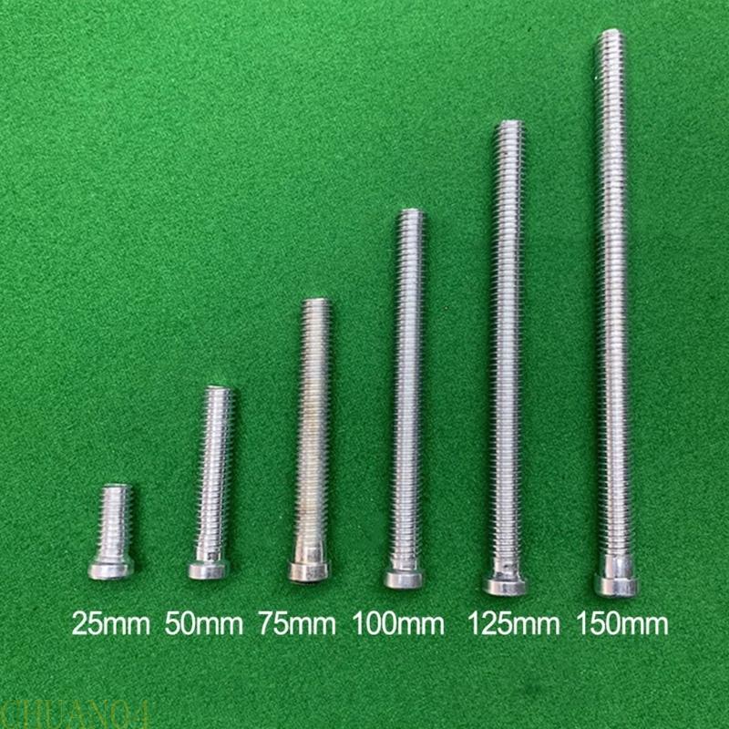 A1A2 6Pcs Billiards Cue Weight Bolt Pool Cue Weight Bolts Screw with Wrench Billiards Club Counterweight Screw Easy To Use
