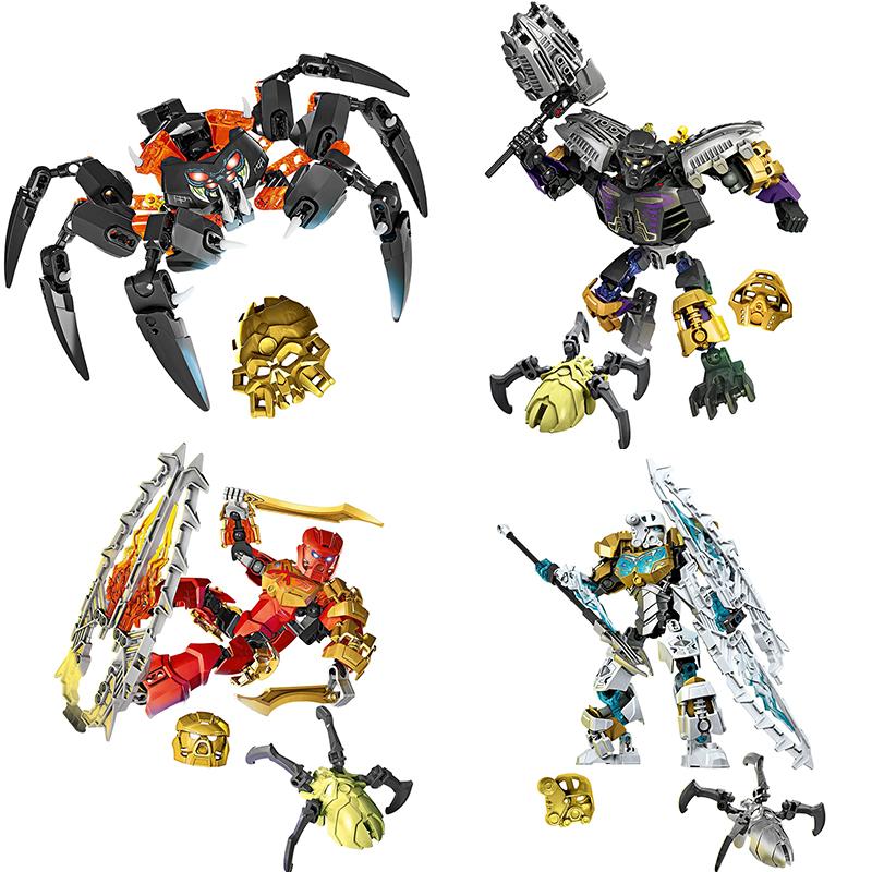 2025New Hero Bionicle All Series Building Blocks Akida Ketar Creature Golden Mask Robot Mech Bricks Toys For Boys Christmas Gift
