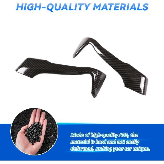 Car Inner Door Handle Cover Compatible with Subaru BRZ Toyot@ 86 2012-2020 Auto Inner Door Handle Door Pull Cover Trim Decoration Accessories (Carbon