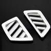 My Good Car 2Pcs ABS Car Styling Instrument Panel Vent Outlet Frame Front Air Outlet For Peugeot 4008 2017 2018 Car  Accessories