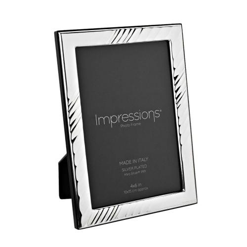 Widdop Impressions Made In Italy Holzstrukturierter Wellen-Fotorahmen