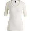 Boss Womens/Ladies Effilie Ribbed T-Shirt