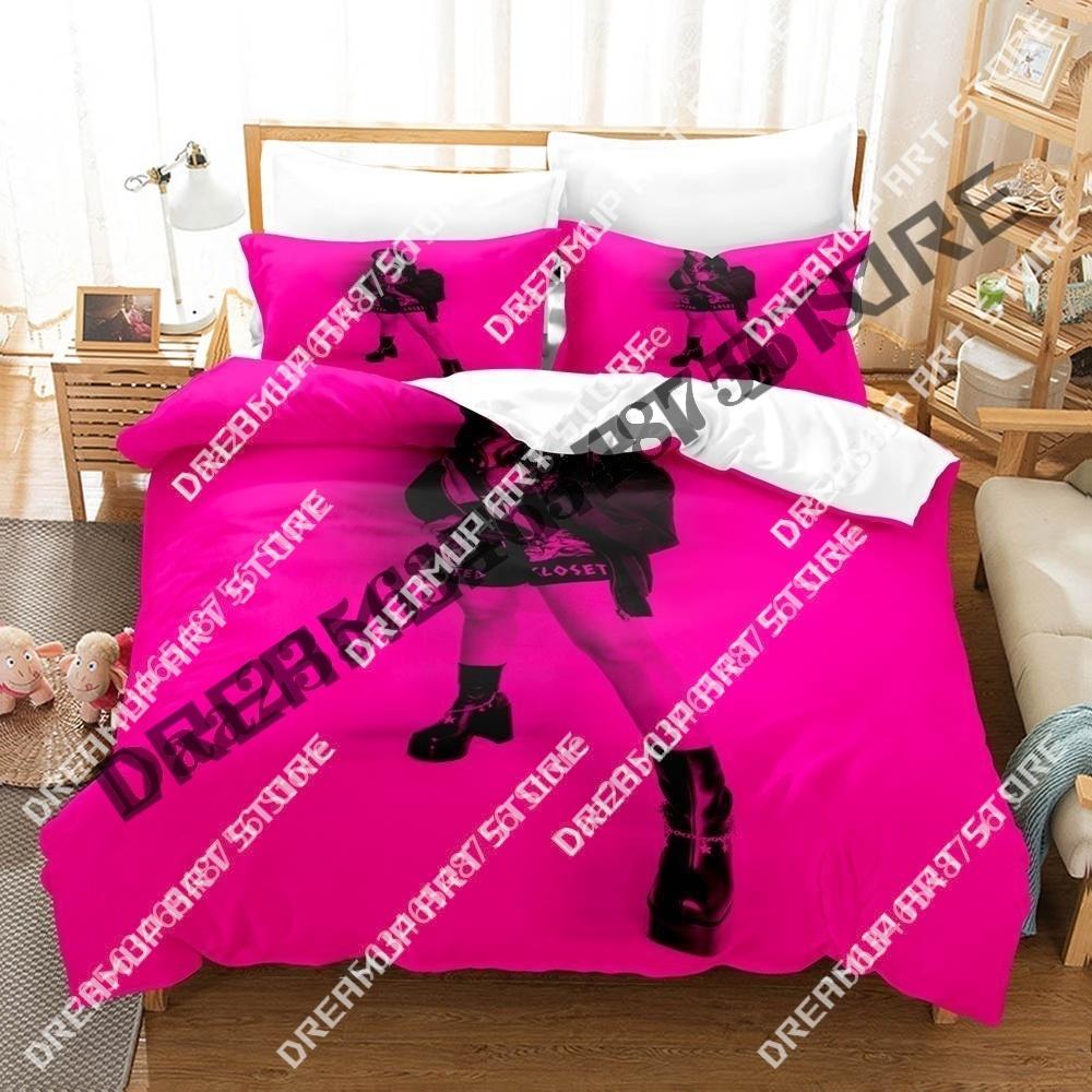 3D Print Nessa Barrett Singer Bedding Set Twin Queen King Full Size Duvet Cover Pillowcase Bed boys girls Adult