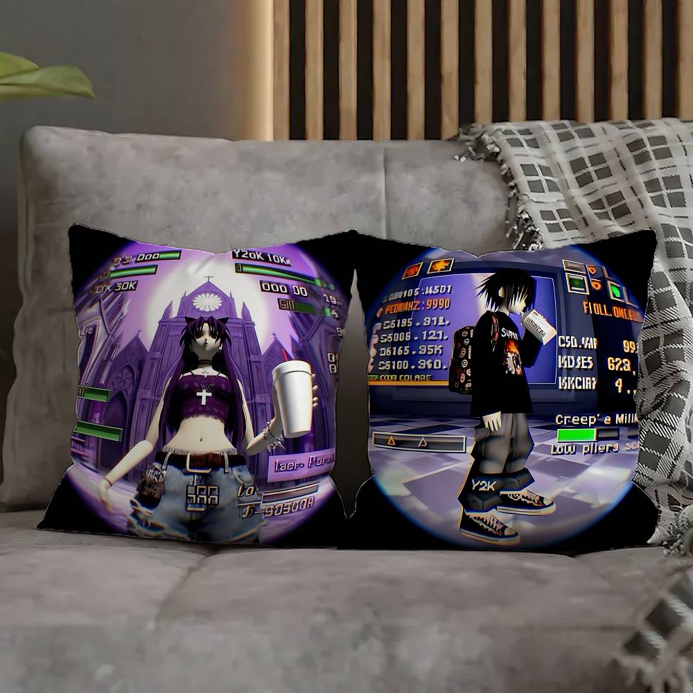 Y2K Style Icon Throw Pillow Case For 45cm 40cm 30cm 50cm 55cm Square Home Pillowcase Case
