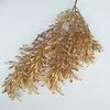 Gold Series Simulation Plants Wholesale Simulation Bouquet Fake Flowers Misty Maple Leaf Phoenix Tail Wedding Decoration Display
