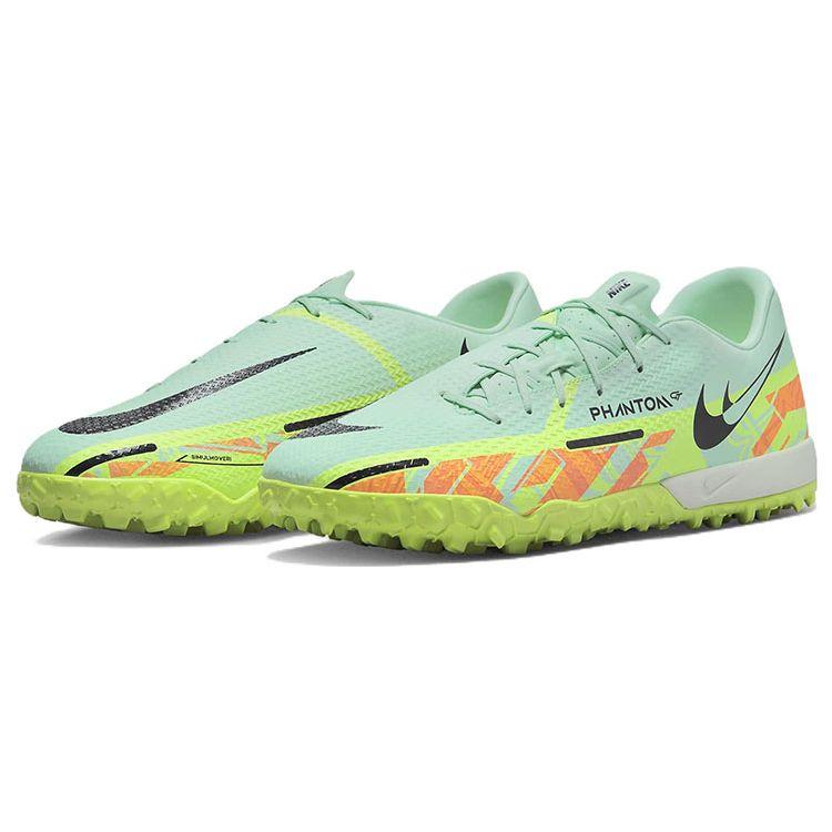 Nike Phantom GT 2 Academy TF Football Shoes Men Sneaker Green Orange DC0803-343