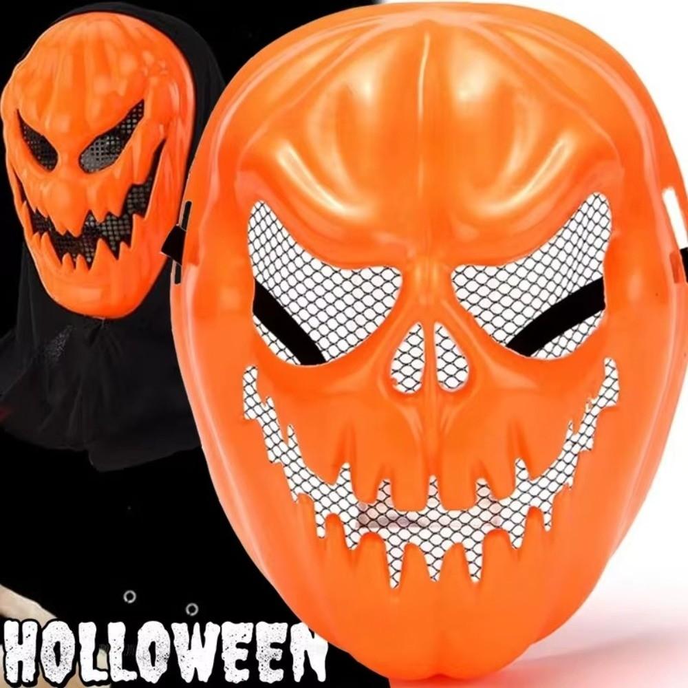 Realistic Scary Pumpkin Mask Spooky Full Face Mask Party Gift Scary Party Mask Male Female