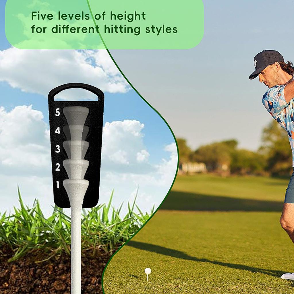 Golf Abschlaghöhe Einsteller Ball Tee Justierer Tee Positionierungshilfe Werkzeug