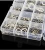 304 Stainless Steel Inner Serrated Flat Lock Washers, Anti-Slip, 240-Piece Set, Sizes M3-M12