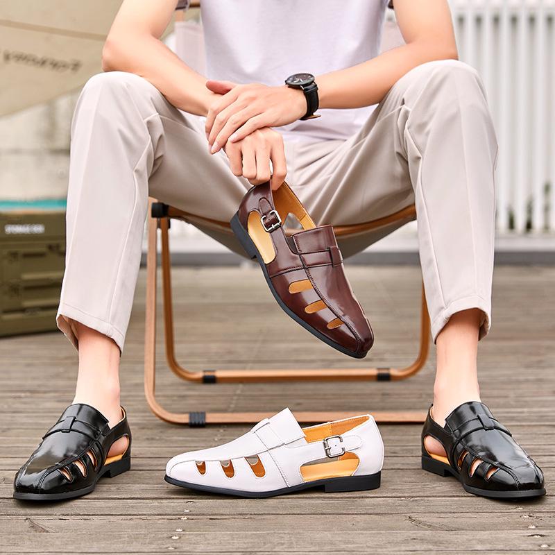 Herren Große Atmungsaktive Slip-on Fischer Sandalen - Sommerlich Lässig Europäischer & Amerikanischer Stil