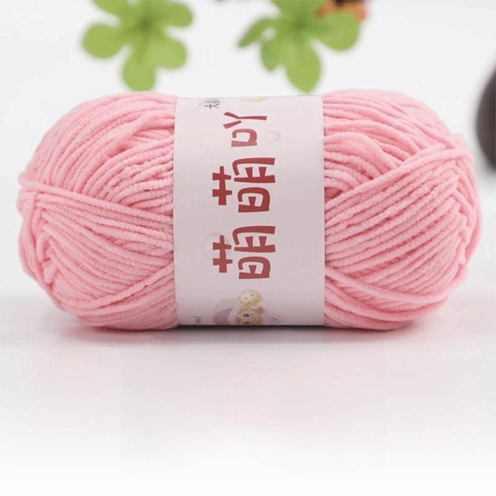 New Fluffy Texture Crochet Yarn Soft Thick Baby Yarn Medium Amigurumi Yarn DIY Projects