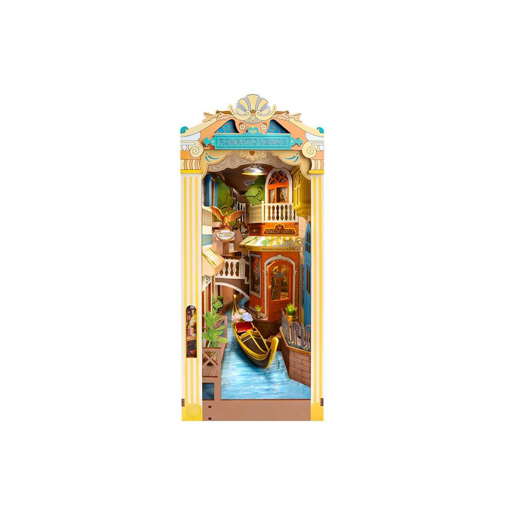 ROBOTIME Rolife 3D puzzle Romantic Venice DIY Book Nook Kit TGB08
