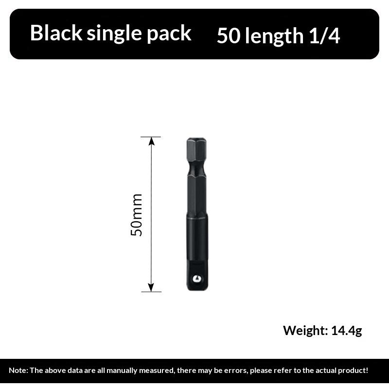 Texture1 Set 1 4 Drive Impact Socket Adapter Reducer Square Socket Drill Bit Bar Adapter Durable Steel for Garage Mechanics