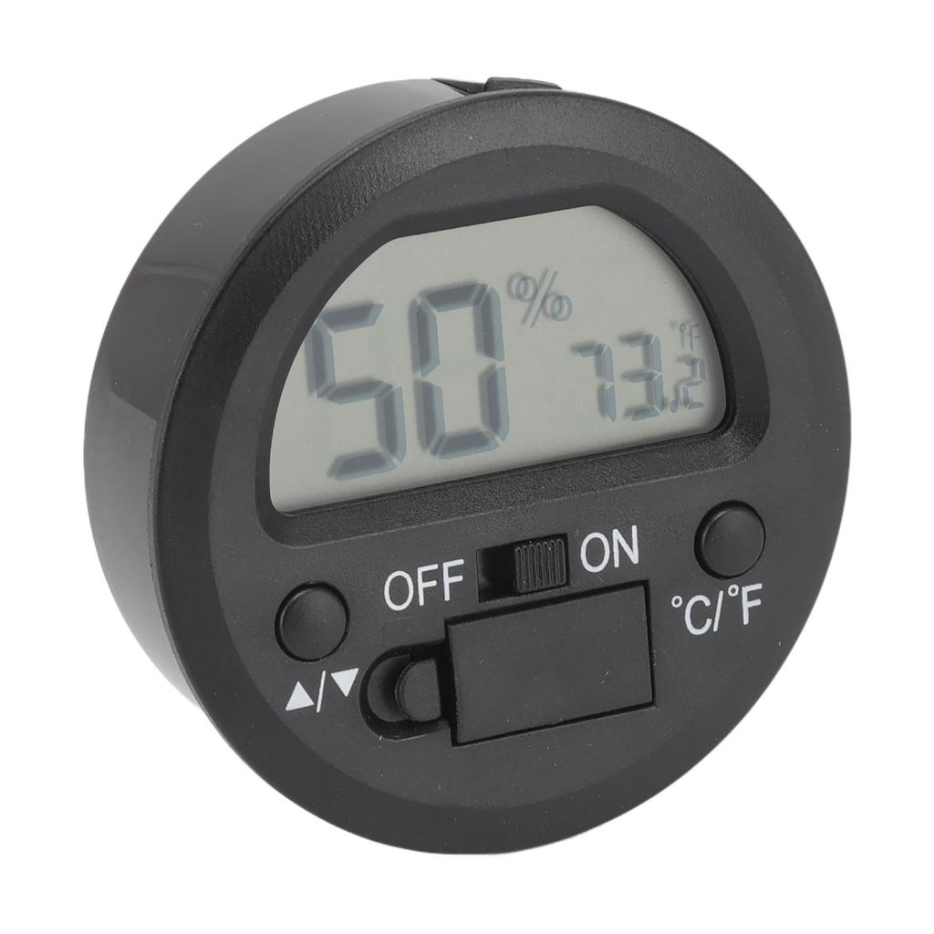 Temperature Humidity Meter Portable Round Embedded Electronic Digital Display Temperature Humidity