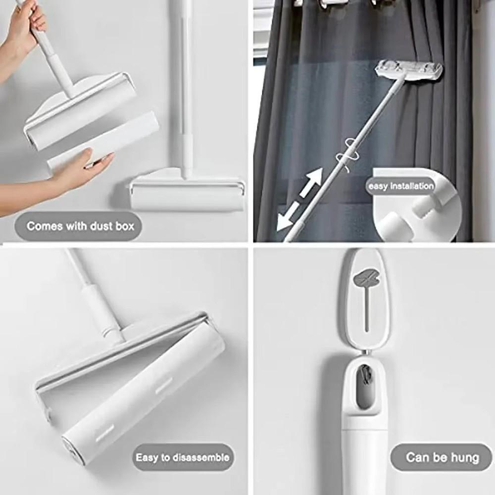 Long Handled Cotton Roller Adhesive Tear Off Pet Hair Remover New Manual Lint Roller  for Home