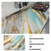Marble oil resistant 40cm kitchen sticker self-adhesive waterproof cabinet stove top wallpaper desktop bathroom decoration