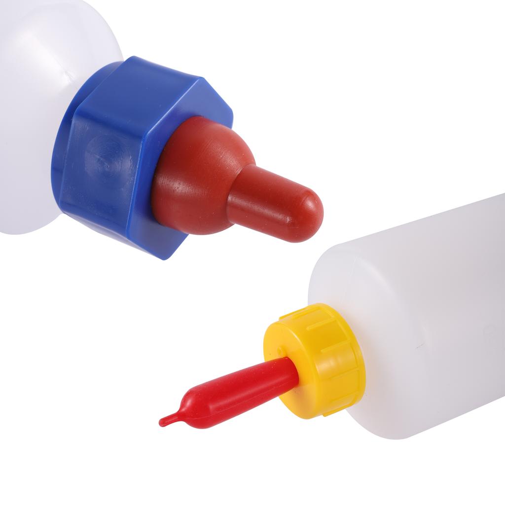 1Pc Lamb Milking Feeding 400ML/500ML Capacity Bottle With Soft Rubber Nipple Pacifier for Piglet Sheep Goat Farm Animals Drinker