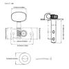 Gitarrensaiten-Stimmwirbel Gitarren-Mechaniken Set Gitarrensaiten-Stimmwirbel Mechaniken für Akustik-E-Gitarre 3L 3R