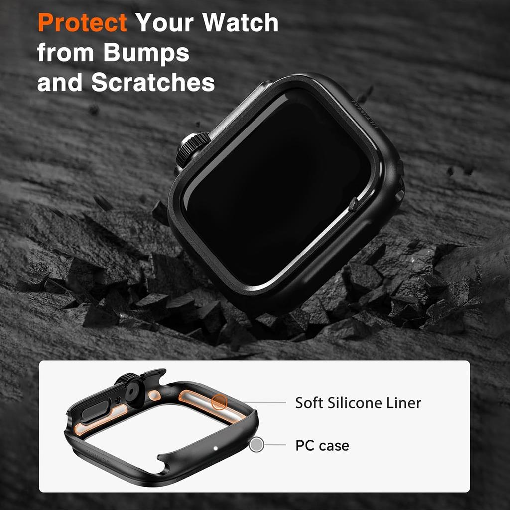 PC+Tempered Glass Case for Honor Watch 5 Smart Watch Strap Protective Cover Bumper Honor Watch5 Screen Protector Accessories