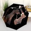 1pc Michael Jackson Automatic Folding Umbrella, Portable Collapsible Design, Casual Outdoor Accessory L1202007