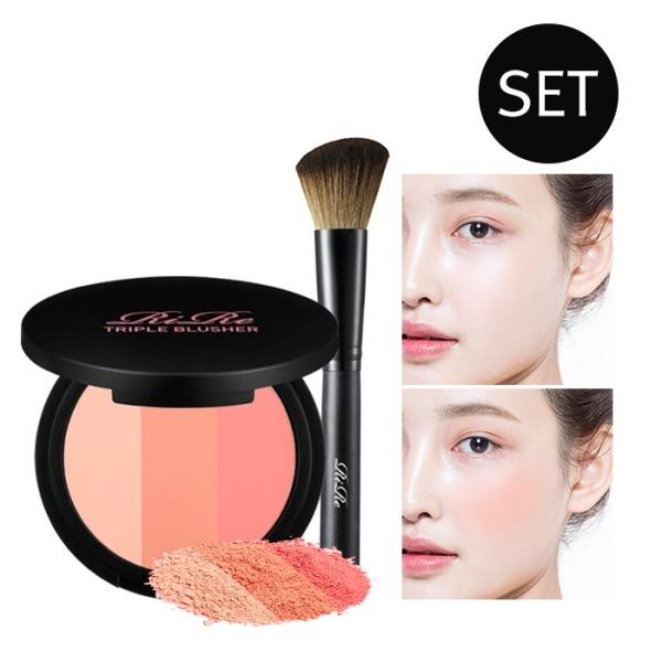Triple Blusher + Face Brush Blusher + face brush